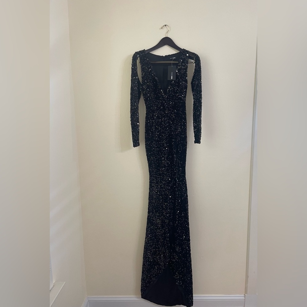 *BRAND NEW W TAGS* Fashion Nova sequin maxi dress